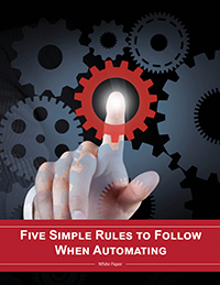 Five Simple Rules to Follow when Automating your Warehouse